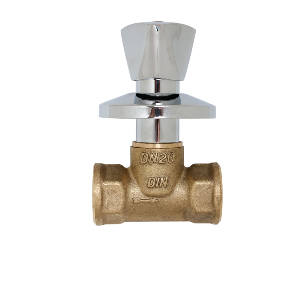 Unterputzventil bds.3/4" Innengewinde mit Rosette und Montageschutz – Bild 4