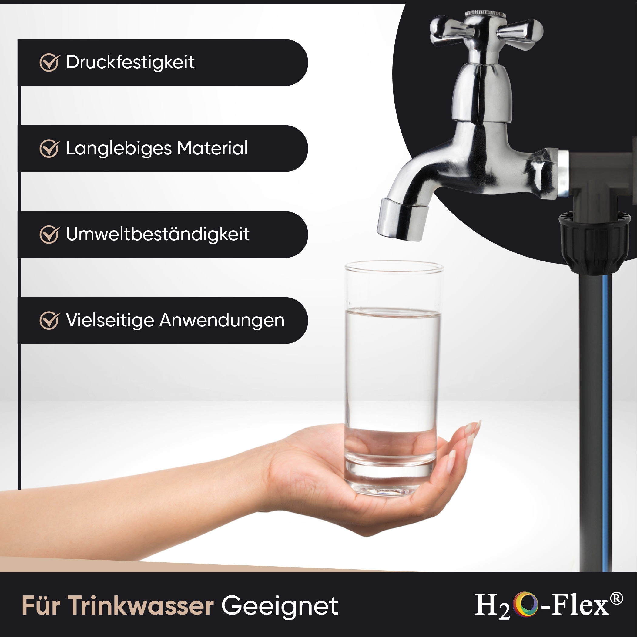 20 x 2,0 PE100 HD-Rohr 100m HDPE PN16 Trinkwasserleitung DVGW – Bild 5