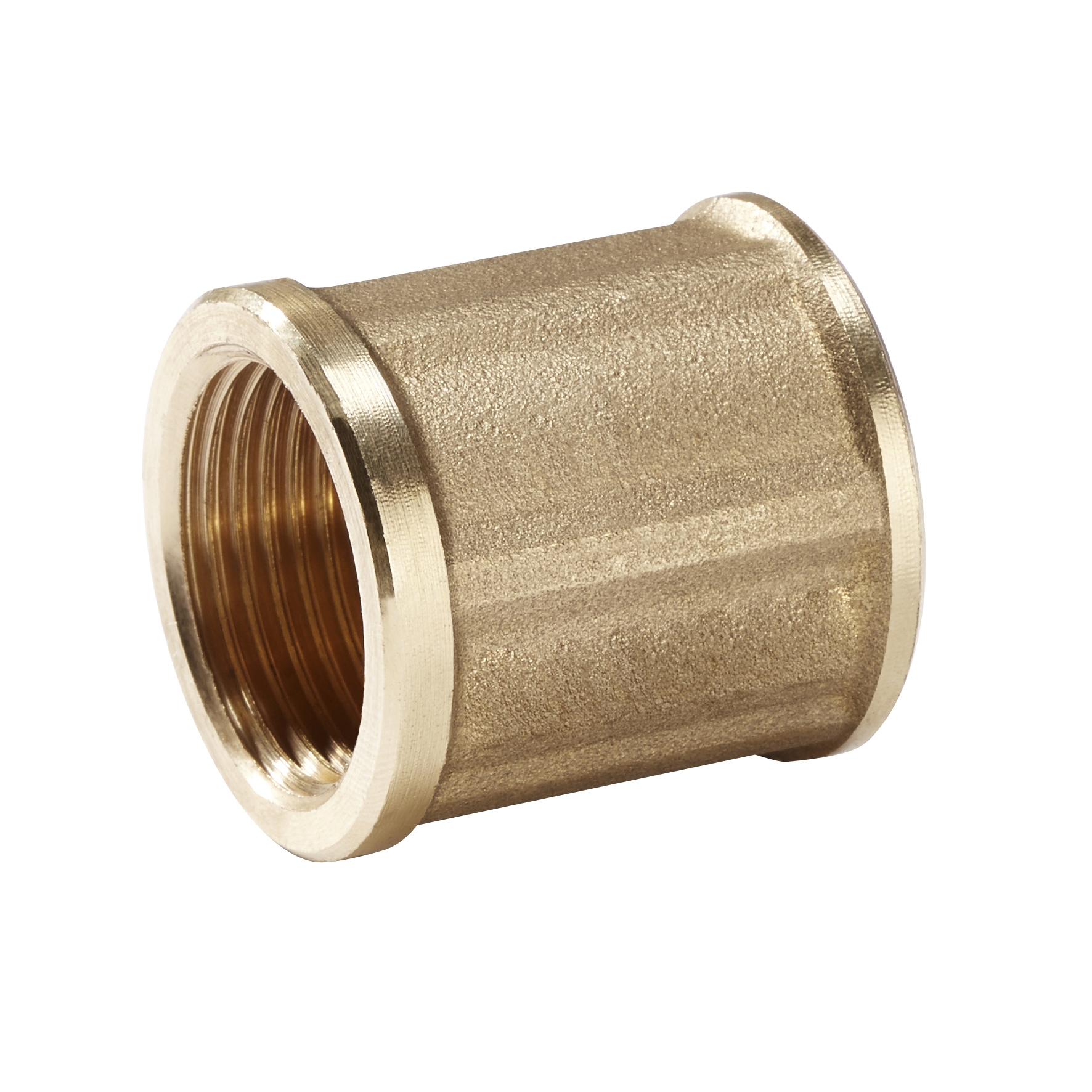 Messing Gewinde-Fitting Reduziermuffe, 3/4“ IG x 1/2“ IG Muffe reduziert