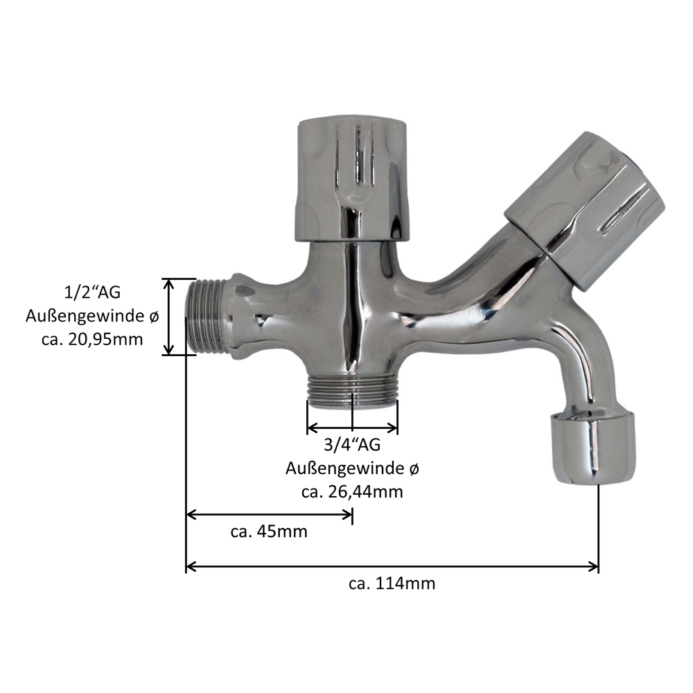 Geräte Kombiventil 1/2" – Bild 3