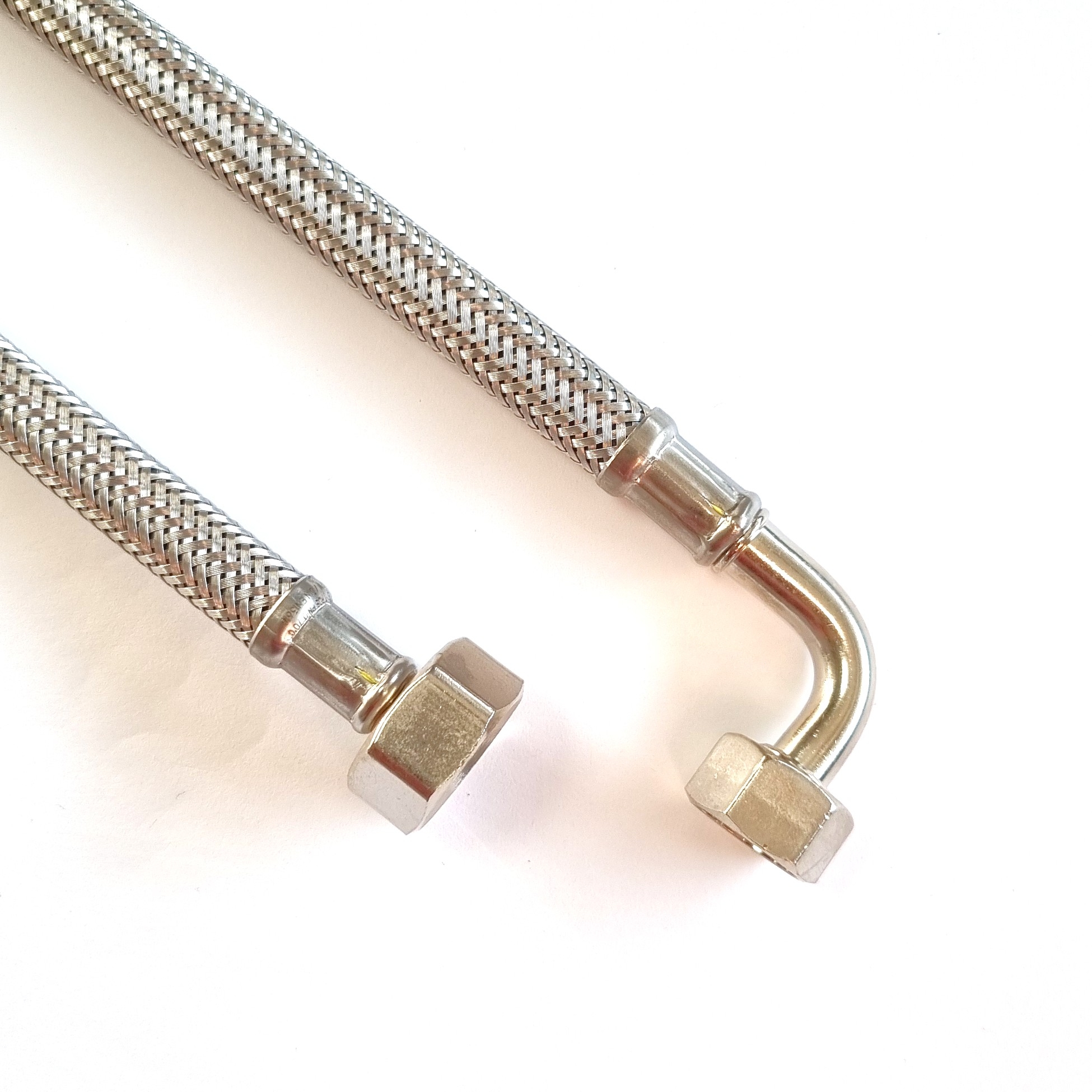 Flexschlauch 1/2"ÜM x 3/8"ÜM Bogen für Trinkwasser, DN08, Inliner HDPE, PN10, -15 bis 70°C, 3m – Bild 3