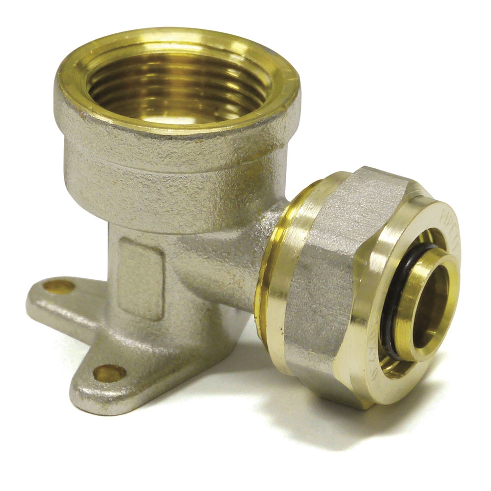 Klemmring Schraubfitting - Wandwinkel für Aluverbundrohr 16/20