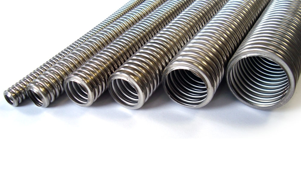 meterware Edelstahlwellrohr DN32 für 1 1/2" Anschlüsse – Bild 1