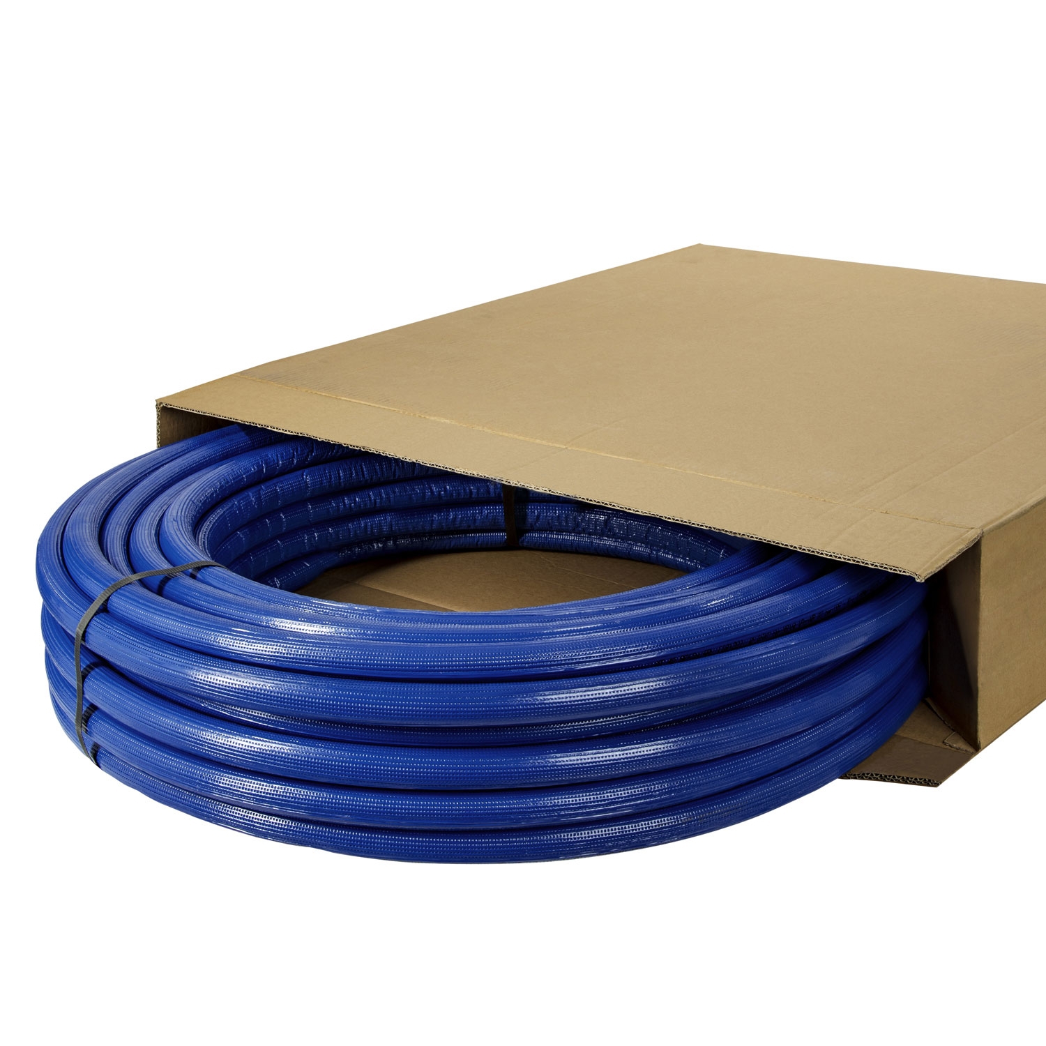 Mehrschichtverbundrohr mit blauer 6mm Isolierung in 16x2,0mm, 20x2,0mm, 26x3,0mm und 32x3,0mm DVGW