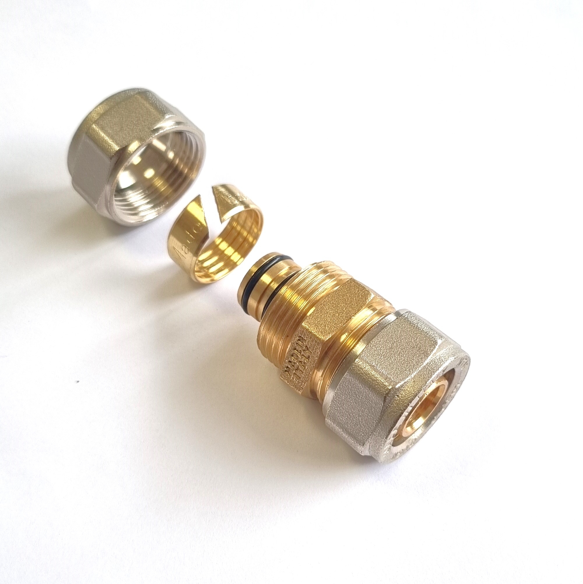 Klemmring Schraubfitting - 26er Kupplung für Aluverbundrohr – Bild 3