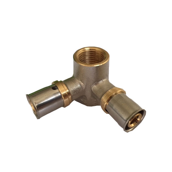 20er Pressfitting - 1/2" Wandwinkel doppelt