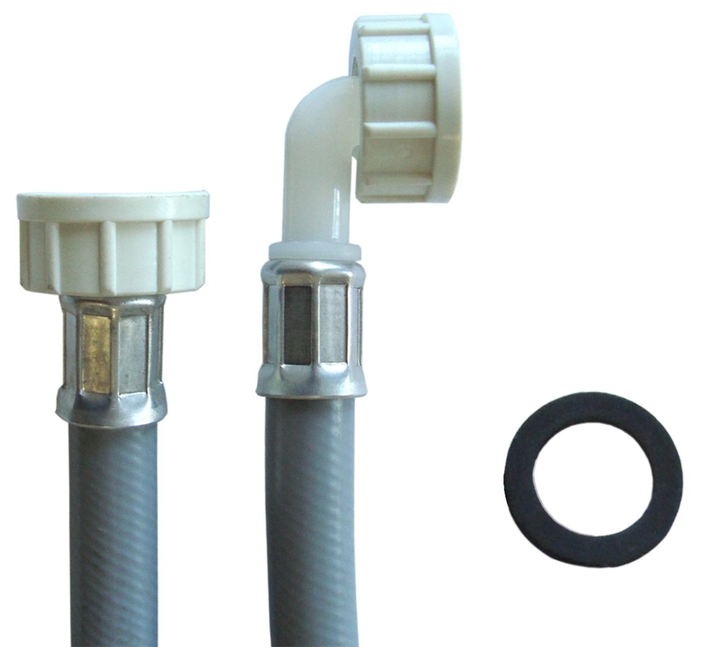 3/4"ÜM x 3/4"ÜM 90°Bogen (Waschmaschinenzulaufschlauch) – Bild 4