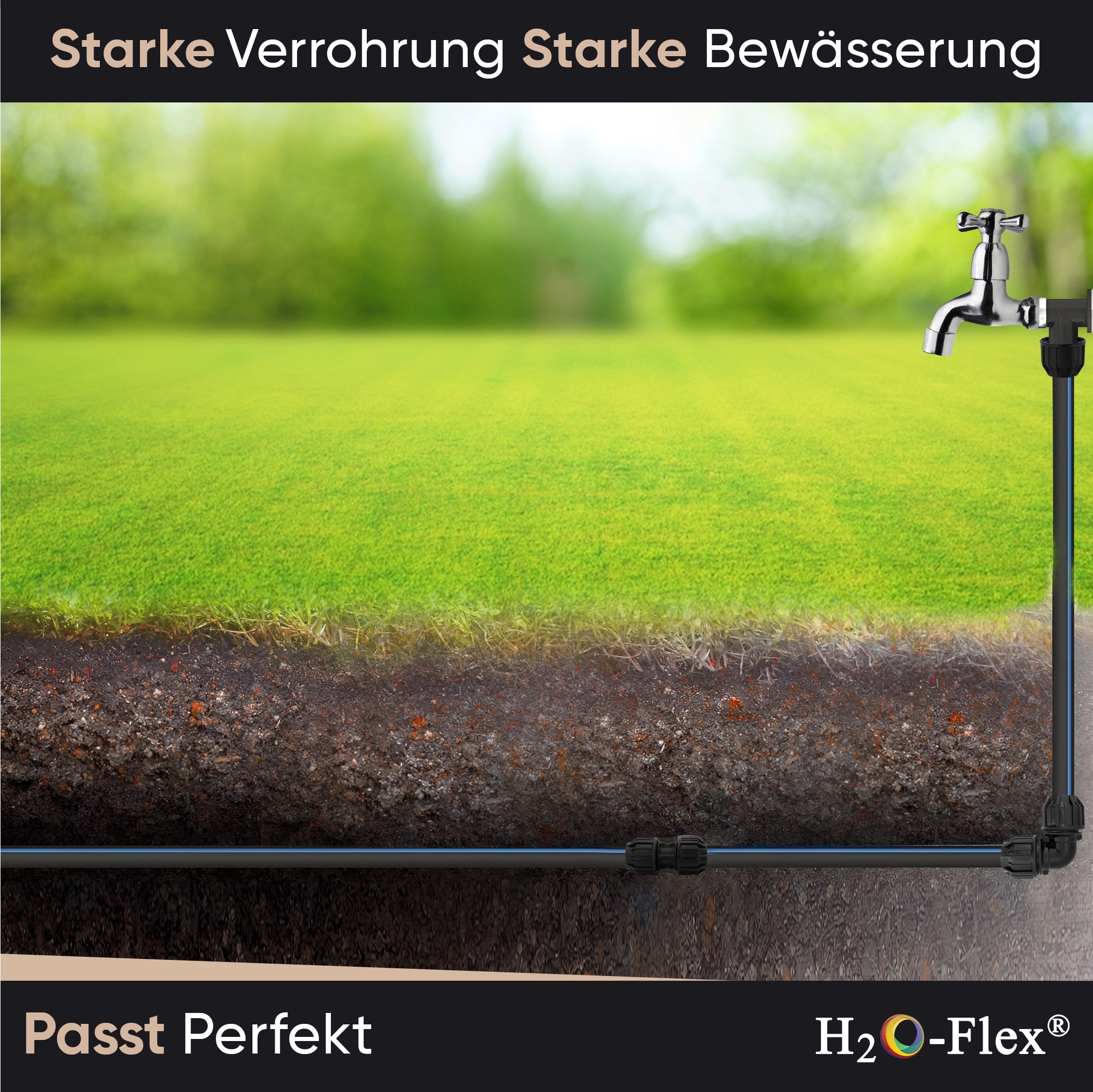 25 x 2,3 PE100 HD-Rohr 12,5m HDPE PN16 Trinkwasserleitung DVGW – Bild 3