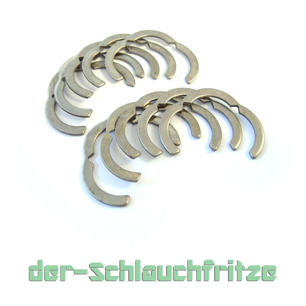 10er Set Segmentringe DN12 - DN50 – Bild 1