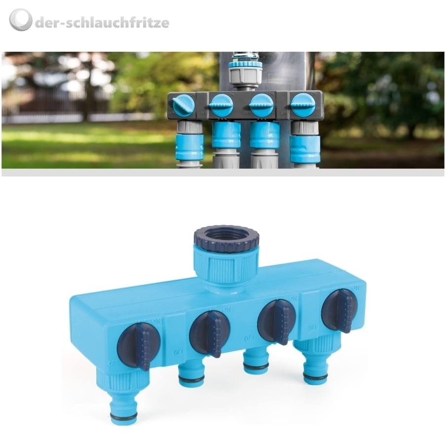 4-Wege Wasserverteiler