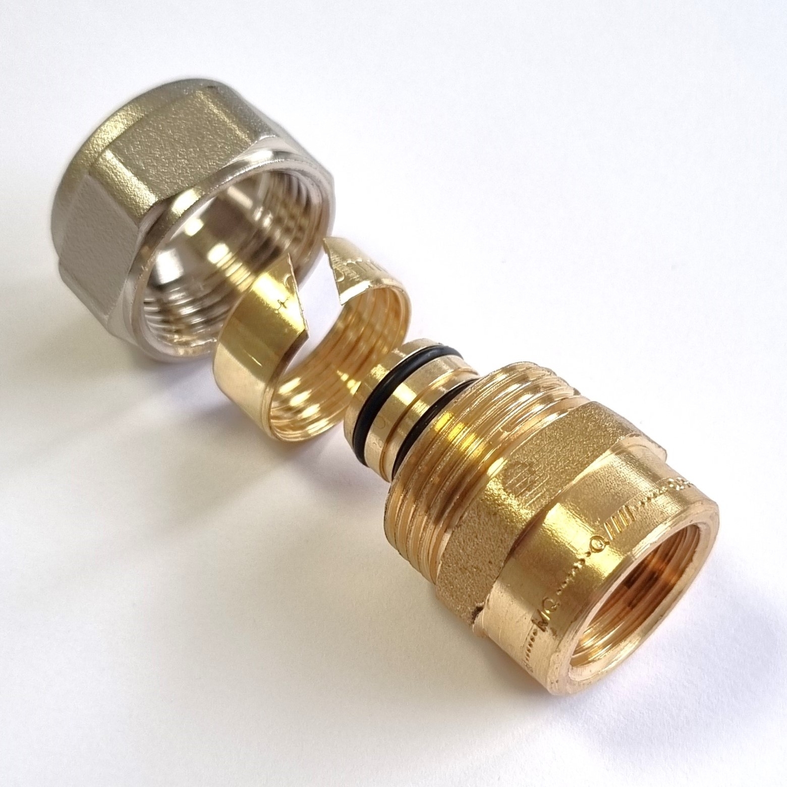 Übergang mit Innengewinde 16 x 2,0 mm - 1/2" Klemmring Schraubfitting für Aluverbundrohr 16 x 2,0mm – Bild 3