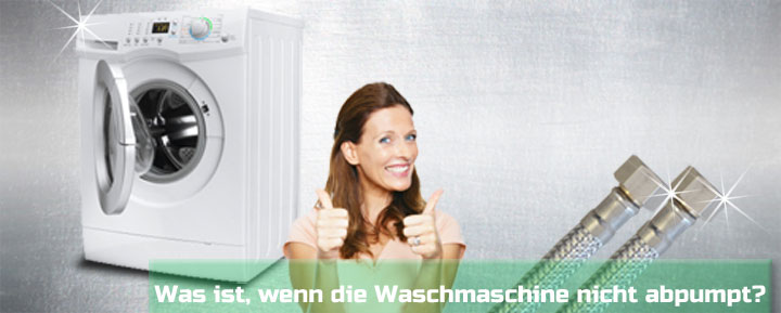 Was tun, wenn die Waschmaschine nicht mehr abpumpt?
