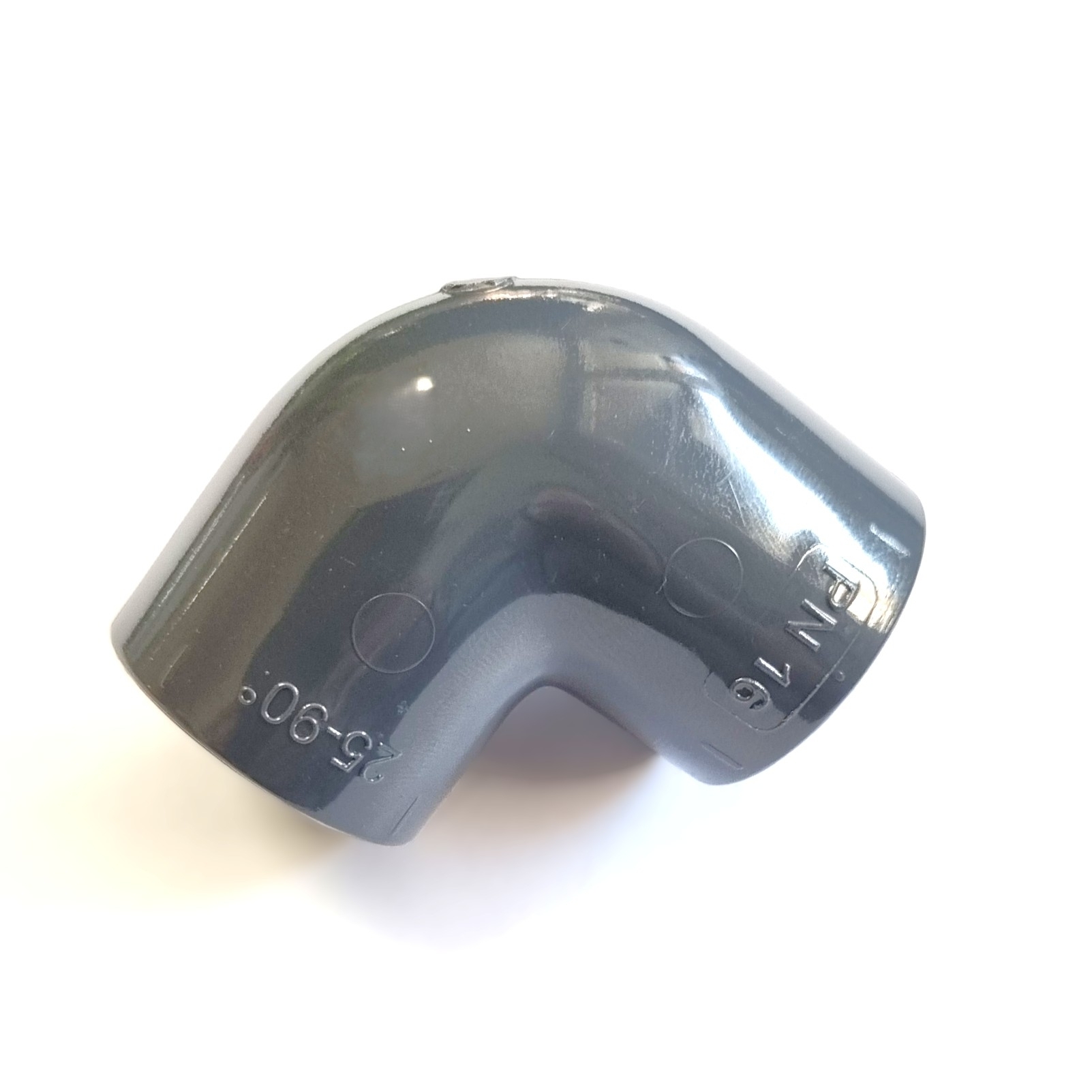 PVC-U Winkel 90° 2-fach Klebemuffe – hochwertiges PVC-U Fitting für Rohrsysteme