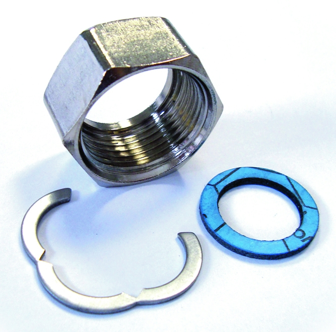 H2O-Flex® 1/2" Anschluss-Set Edelstahlwellrohr DN12 Verschraubung für Solar und Sanitär