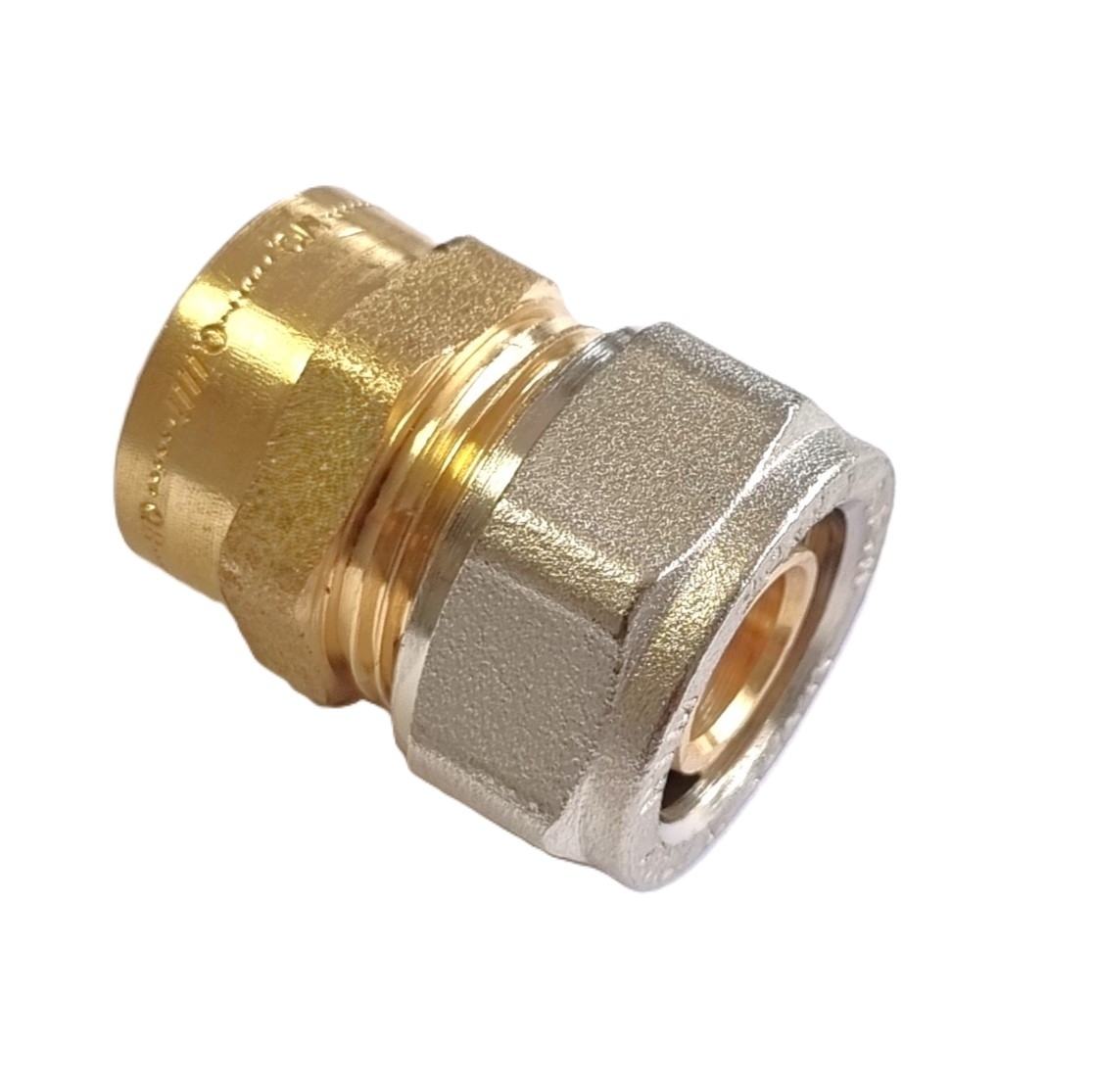 Übergang mit Innengewinde 16 x 2,0 mm - 3/4" Klemmring Schraubfitting für Aluverbundrohr 16 x 2,0mm – Bild 2