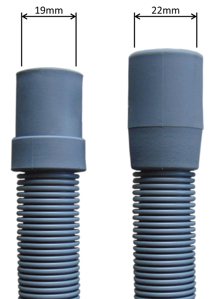 Spiralablaufschlauch 19mm x 22mm, Ablaufschlauch für die Waschmaschine – Bild 3