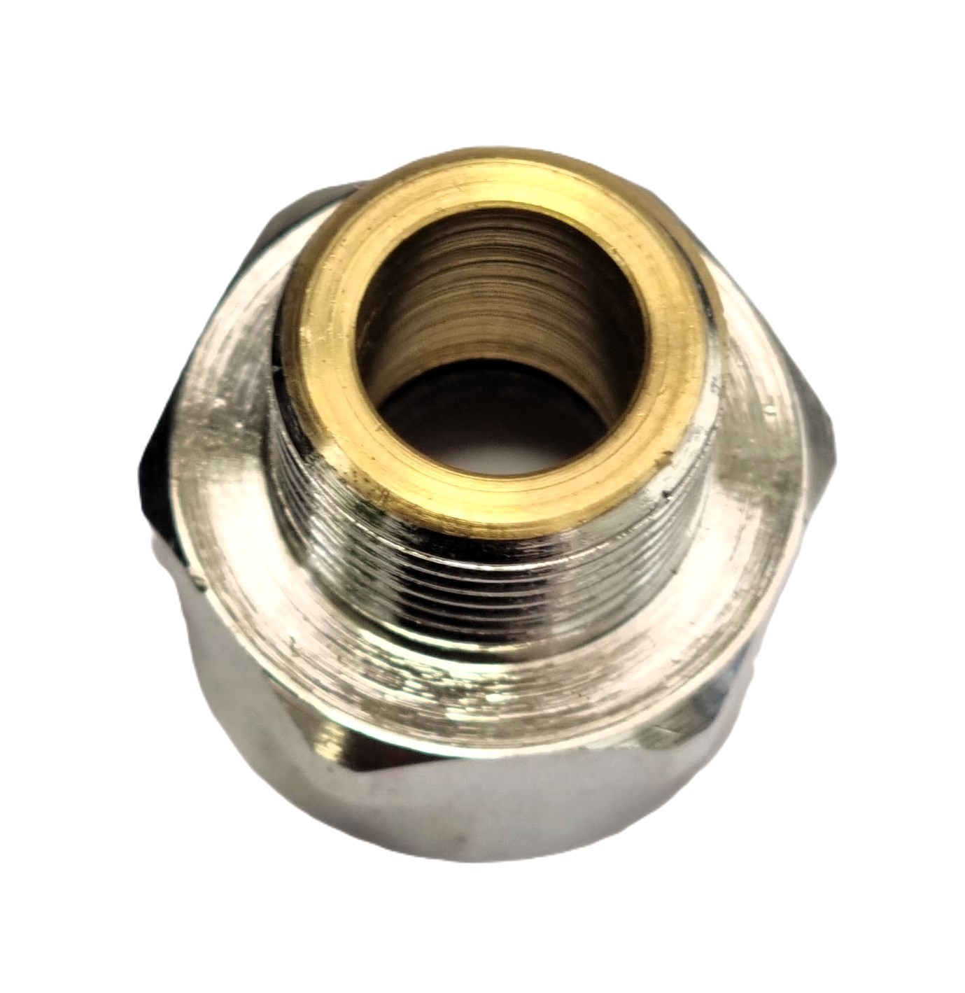 Reduzierverschraubung 3/8"AG x 1/2"IG flachdichtend mit breiter Dichtfläche – Bild 3