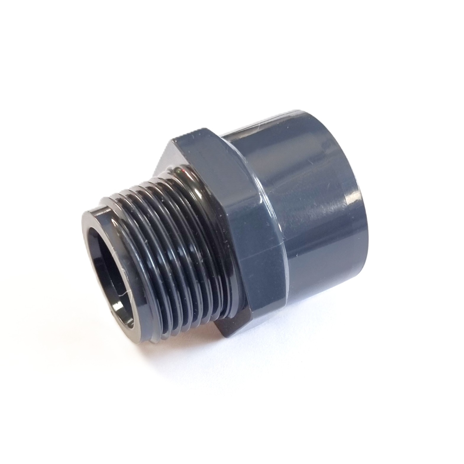 PVC-U Übergangsmuffe / Klebemuffe mit Außengewinde – hochwertiges PVC-U Fitting für Rohrsysteme