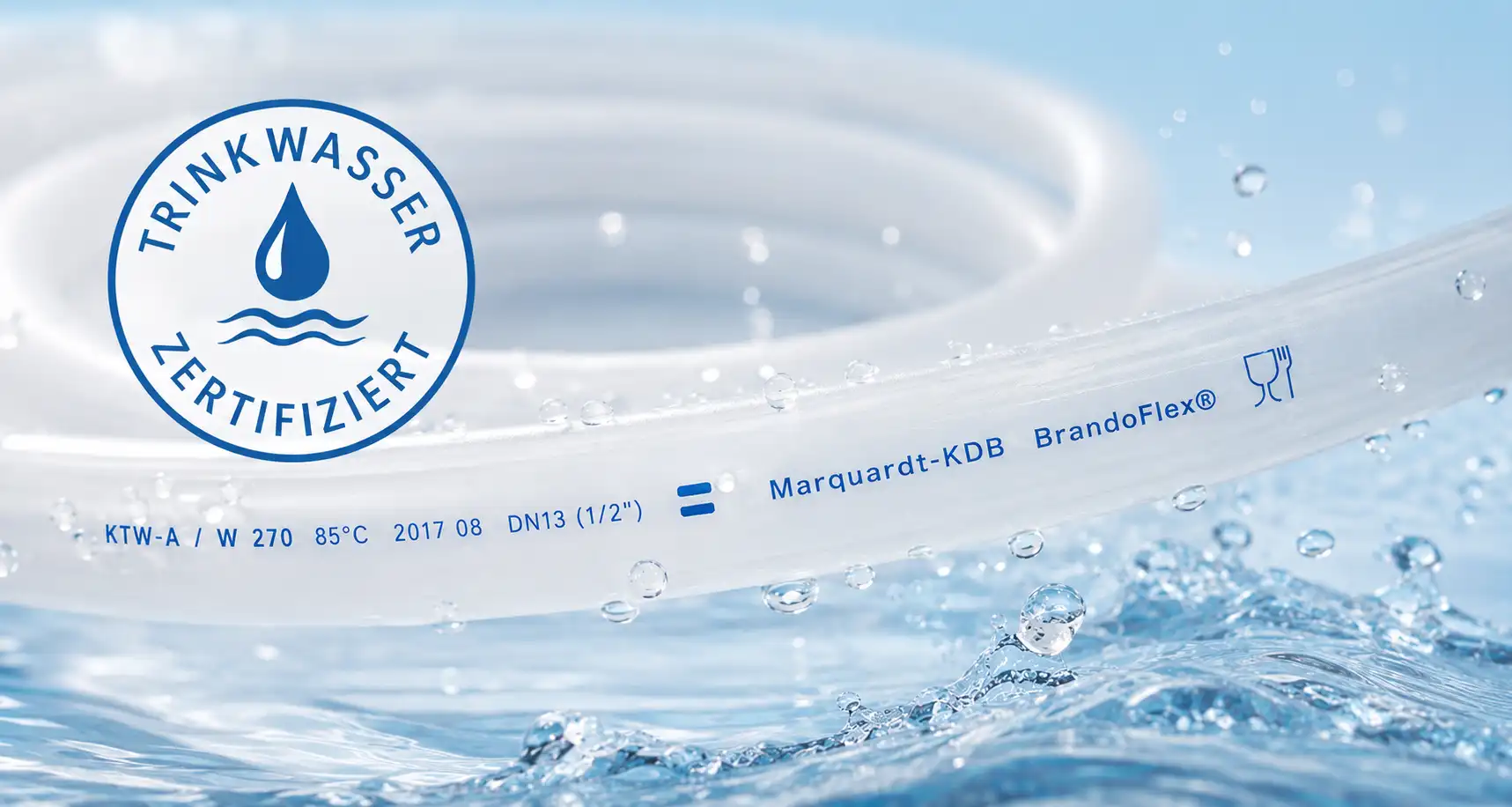 Prüfzeichen bei Trinkwasserschläuchen – was steckt dahinter?