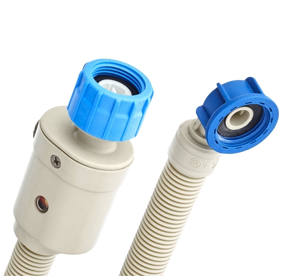 3m Aquastop-Schlauch, 3/4"ÜM x 3/4"ÜM mit Bogen, Zulaufschlauch für die Waschmaschine