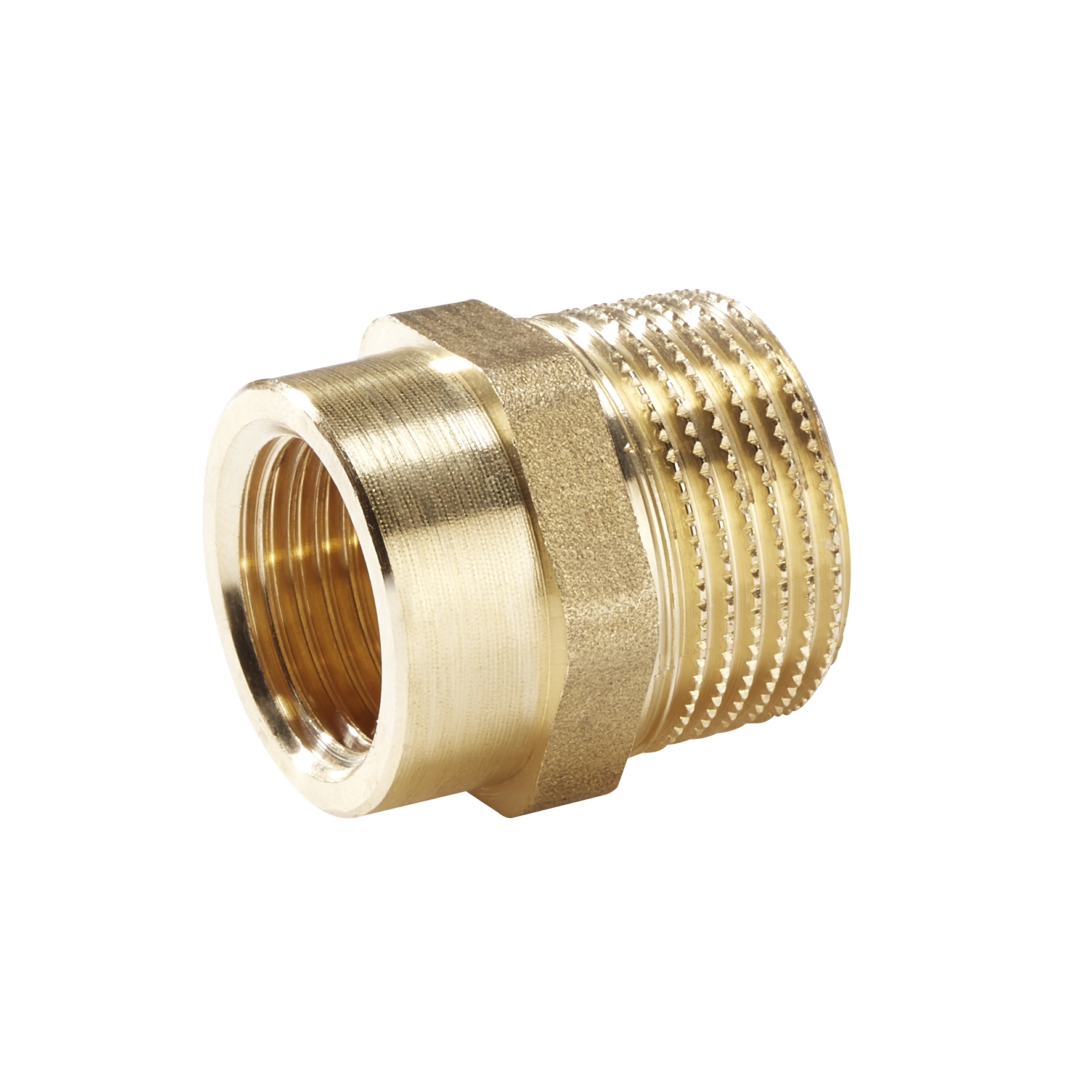 Gewindefitting, Messing Fitting, 3/8“ x 3/8“ Reduzierverlängerung, AG/IG