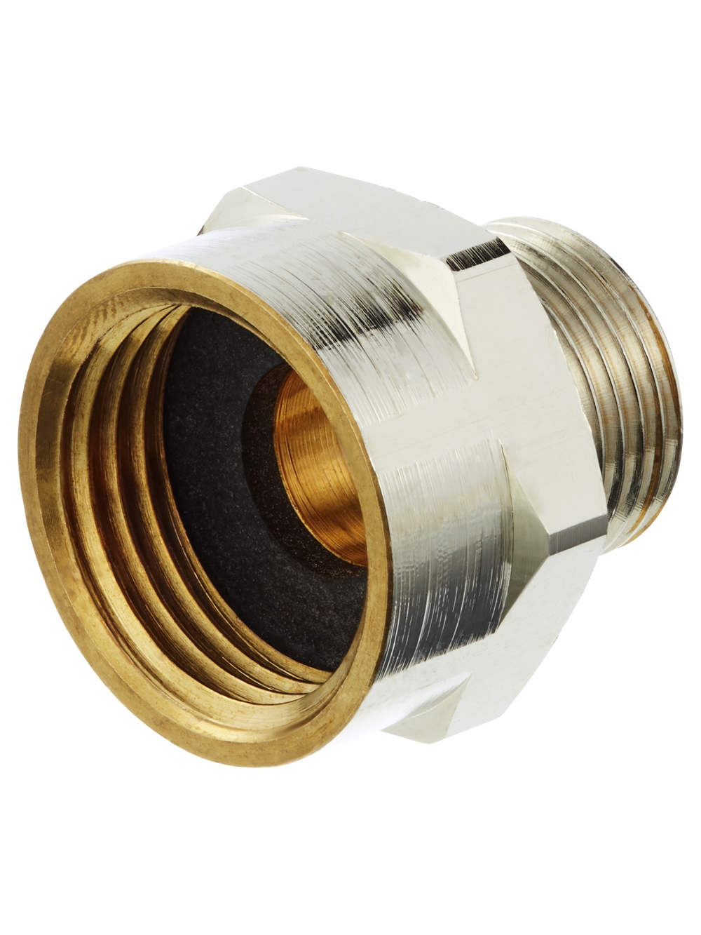 Reduzierverschraubung 3/8"AG x 1/2"IG flachdichtend mit breiter Dichtfläche – Bild 4