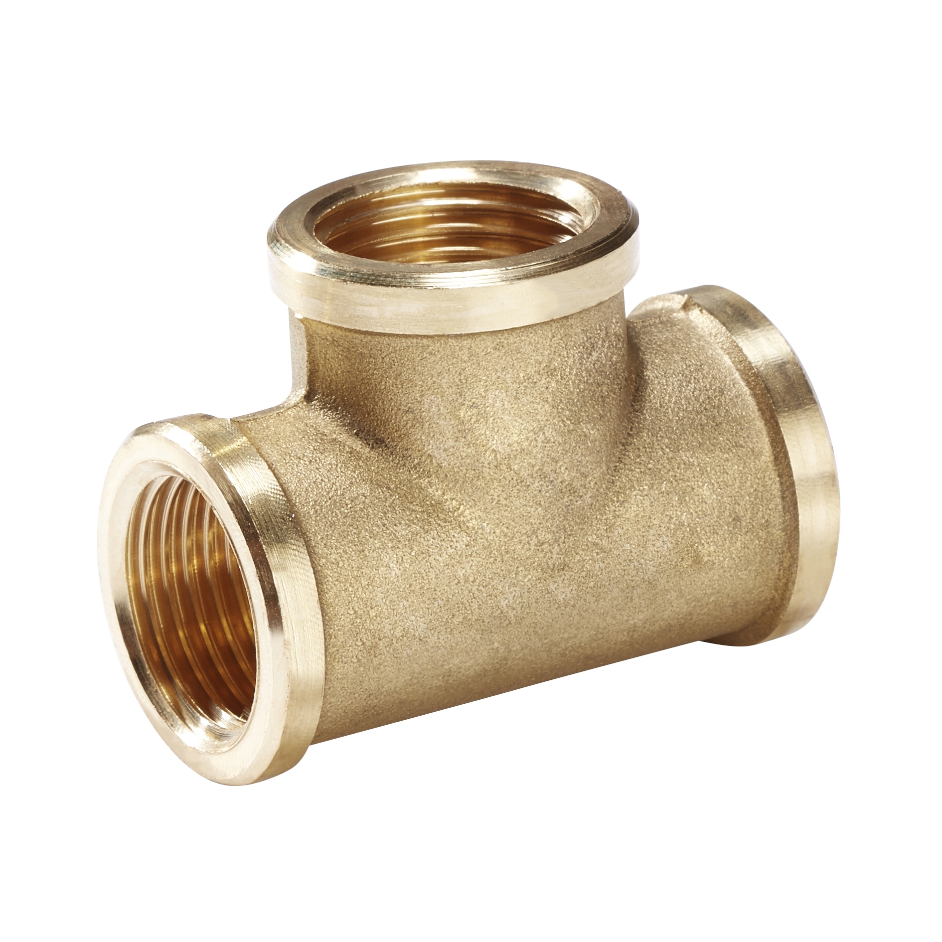 Gewindefitting, Messing Fitting, 3/8“ T-Stück