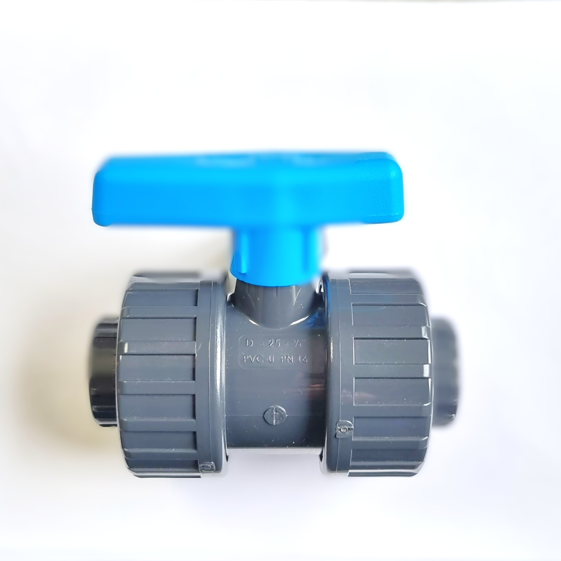 25er PVC-U Kugelhahn mit 2-fach Klebemuffe