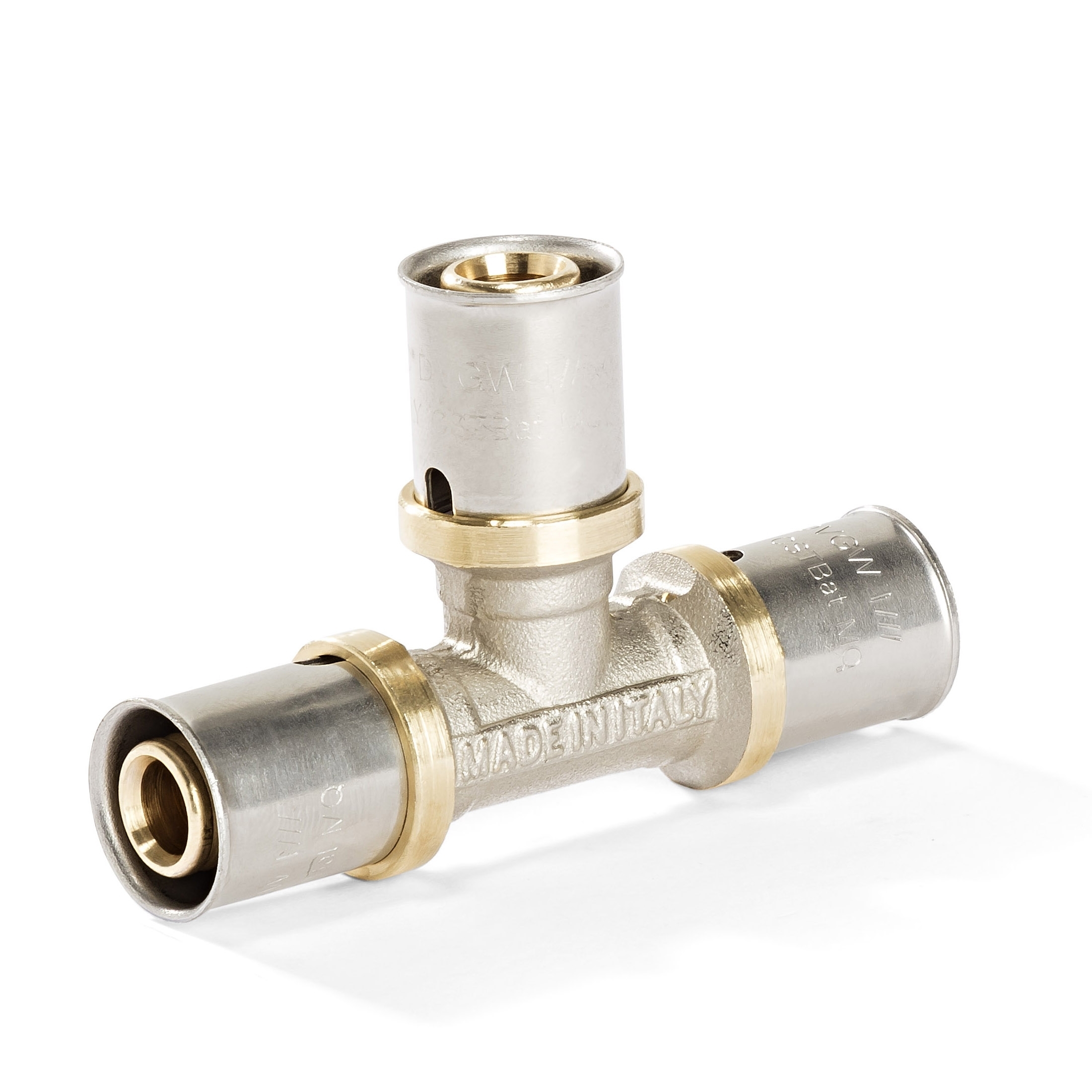 Pressfitting T-Stück 20 x 2,0mm für Aluverbundrohr | DVGW | Kontur TH, U, H | Mehrschichtverbundrohr – Bild 2