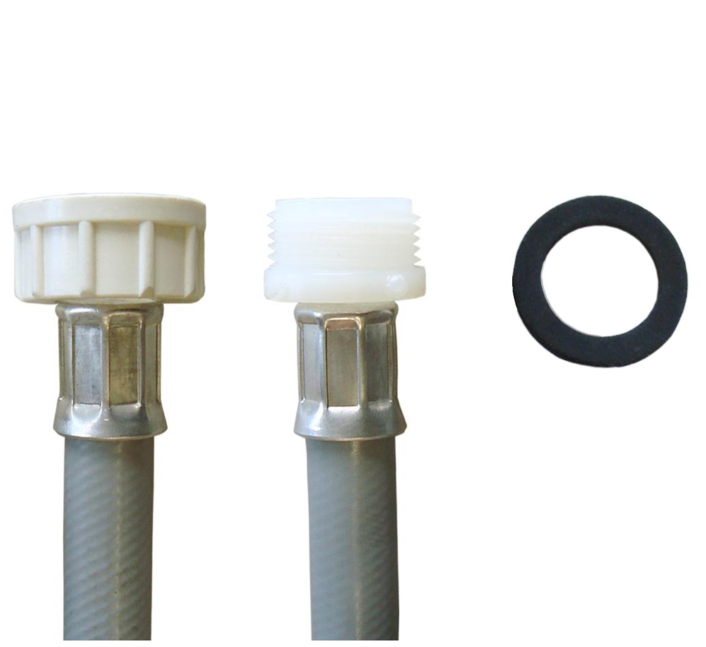Schlauch (3/4"ÜM x 3/4"AG) für Geschirrspüler, Verlängerung für einen Waschmaschinenschlauch – Bild 4