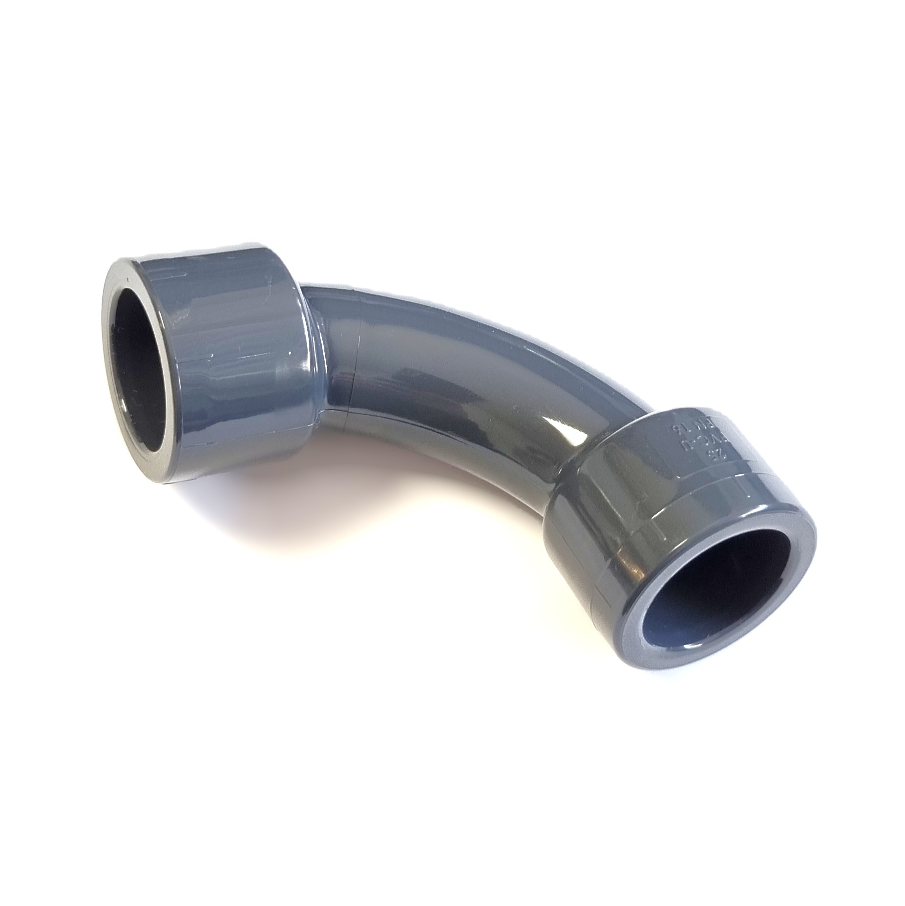 PVC-U Bogen 90° – PVC-U Fitting für Rohrsysteme – Ø50mm