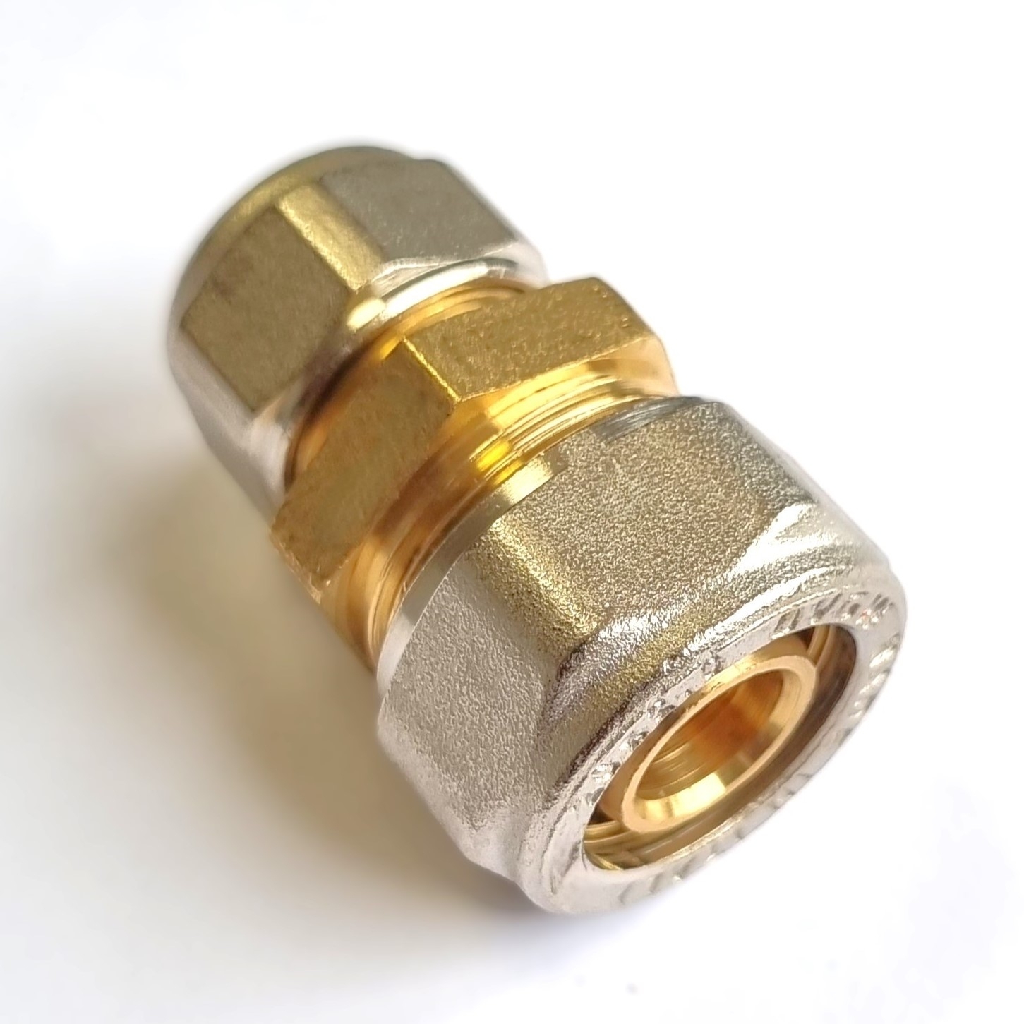 Klemmring Schraubfitting - Kupplung reduziert 26 - 16 für Aluverbundrohr – Bild 2