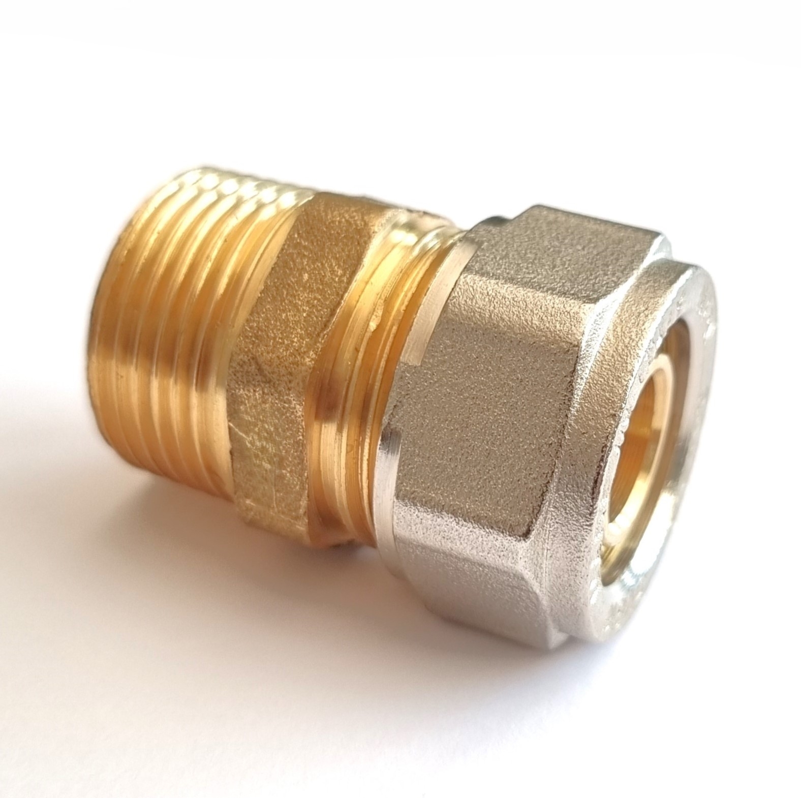 Übergang mit Außengewinde 26 x 3,0mm - 3/4" Klemmring Schraubfitting für Aluverbundrohr 26 x 3,0mm – Bild 1