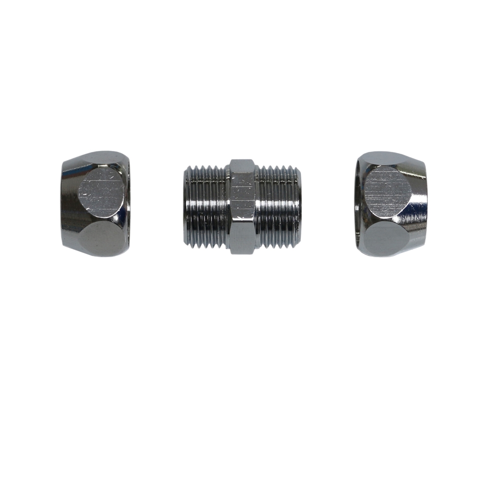 Doppel-Nippel 3/8", 10mm Quetschverschraubung für Sanitär – Bild 4