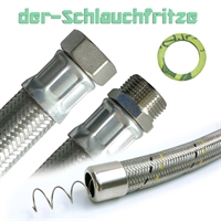 Saugschlauch, Druckschlauch 1"ÜM x 1"AG, Pumpenschlauch